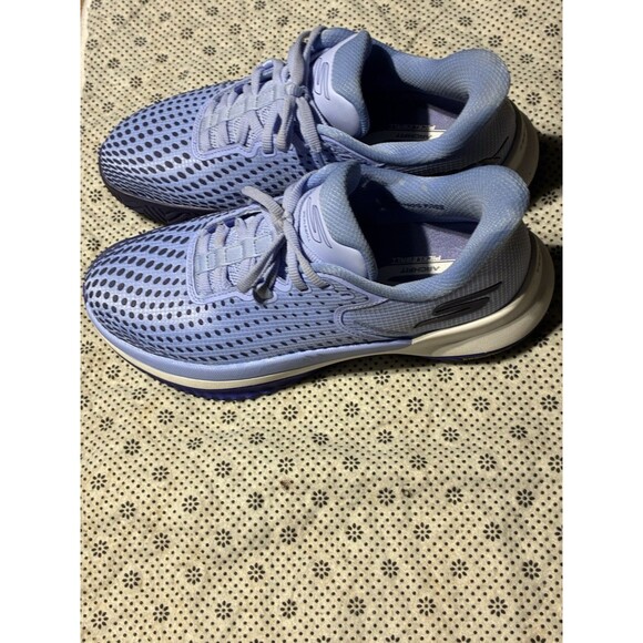 Skechers Arch Fit Pickleball Shoes Womens 9 Blue Athletic Comfort Sneakers - Picture 4 of 8